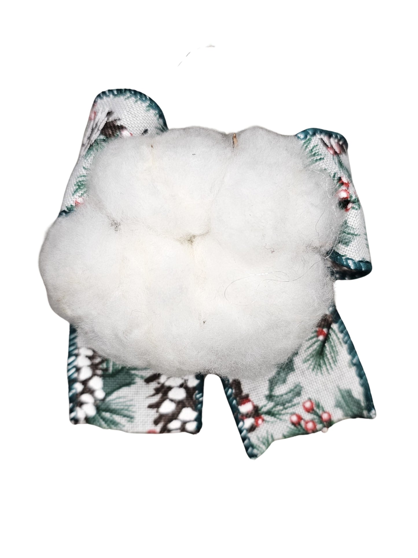 Cotton Boll Christmas Tree Ornament