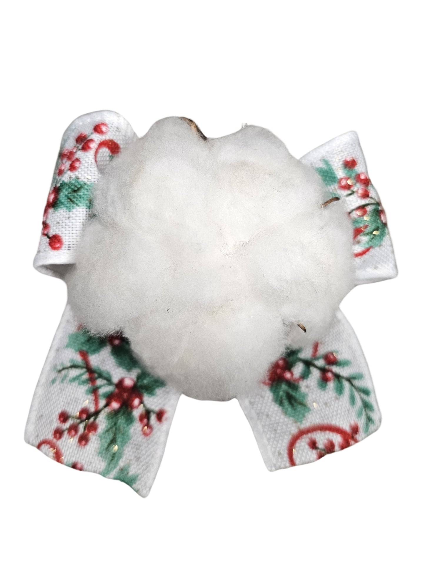 Cotton Boll Christmas Tree Ornament