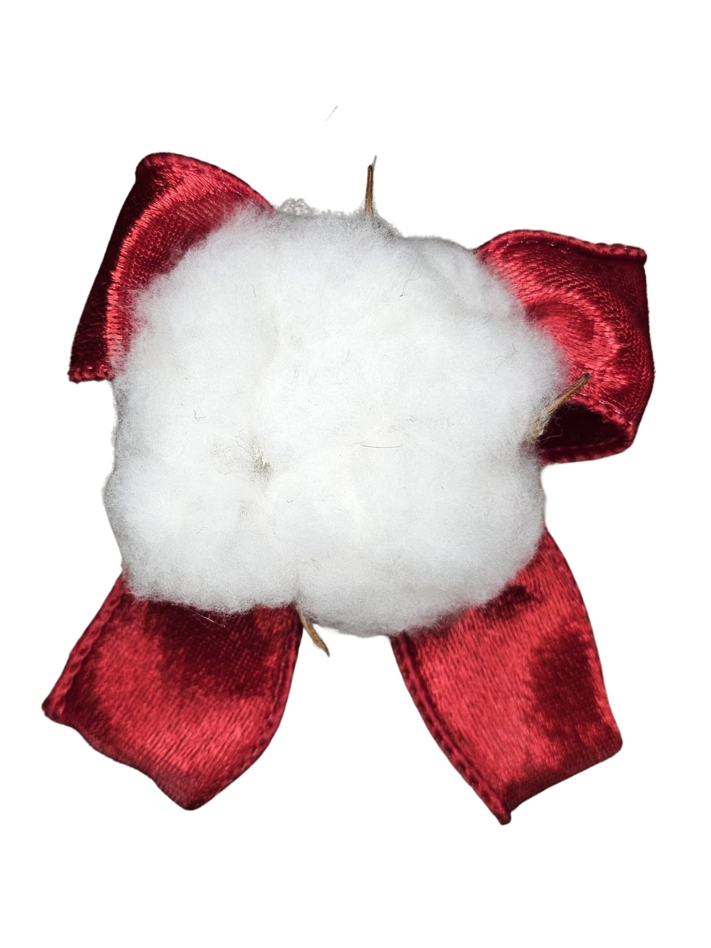 Cotton Boll Christmas Tree Ornament