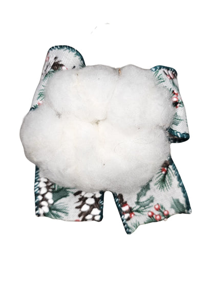 Cotton Boll Christmas Tree Ornament